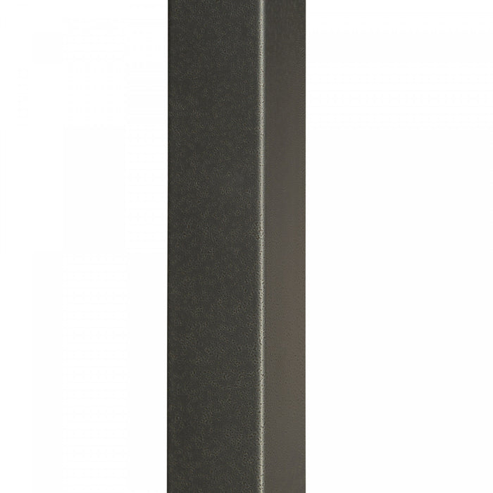 Outsunny 10' Pergola Retractable Structure Metal Epoxy Anticorrosion Noire + Toile Polyester Haute Densite Incluse Gris