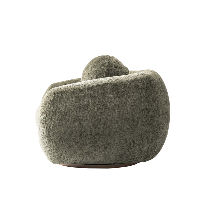 Ensemble de canape 3 pieces Tribeca style mid-century modern en vert olive