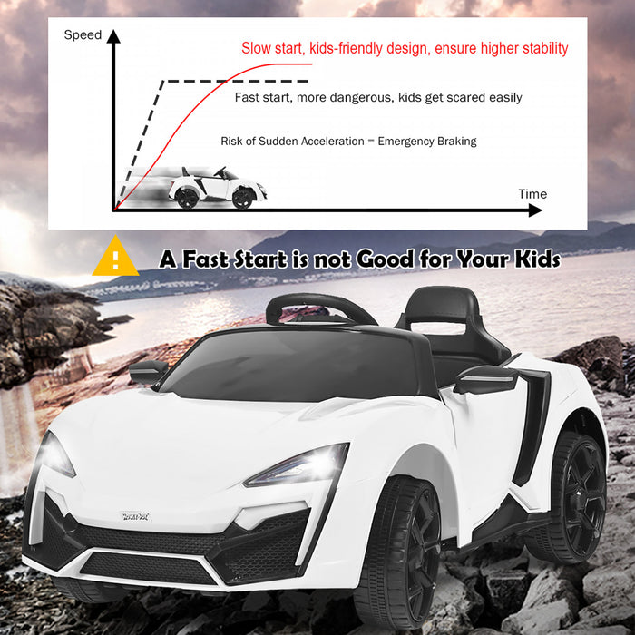 Voiture Electrique Pour Enfant 12v Costway – 2,4g, Mp3