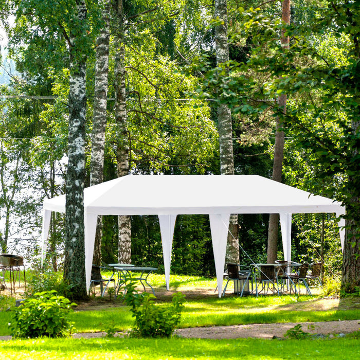 Costway 10’x20’canopy Party Tente De Mariage Heavy Duty Pavillon Gazebo Repondre A L’evenement En Plein Air