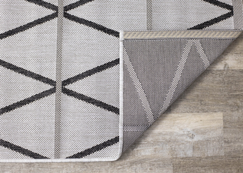 Carpette Jackson à motif de diamants pour l’intérieur et l'extérieur - 7 pi 10 po x 10 pi 6 po