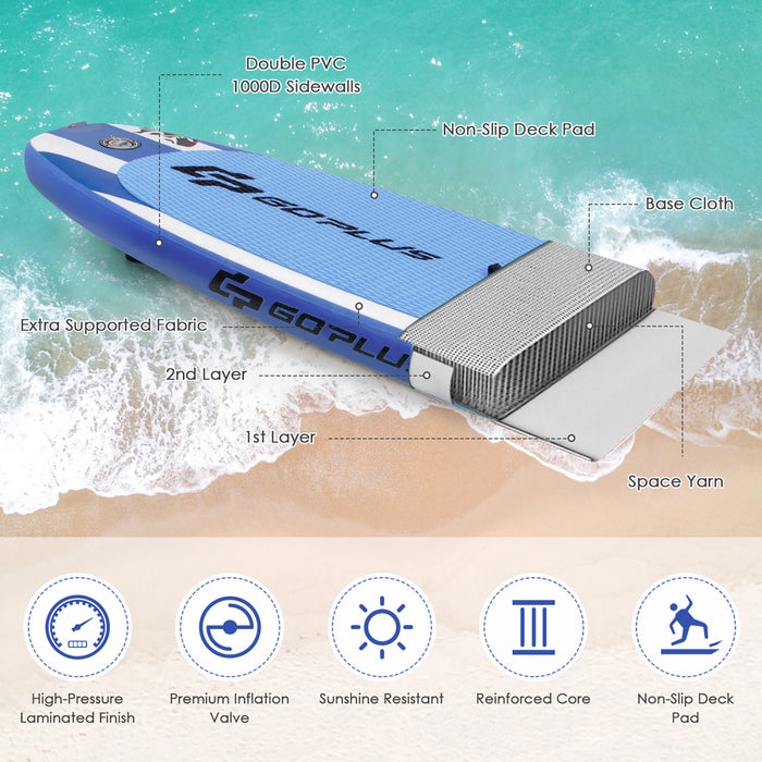 Marque Go Plus Stand Up Paddle 3.35 M Gonflable Stand Up Paddle Avec Sac De Transport Pagaie Aluminium