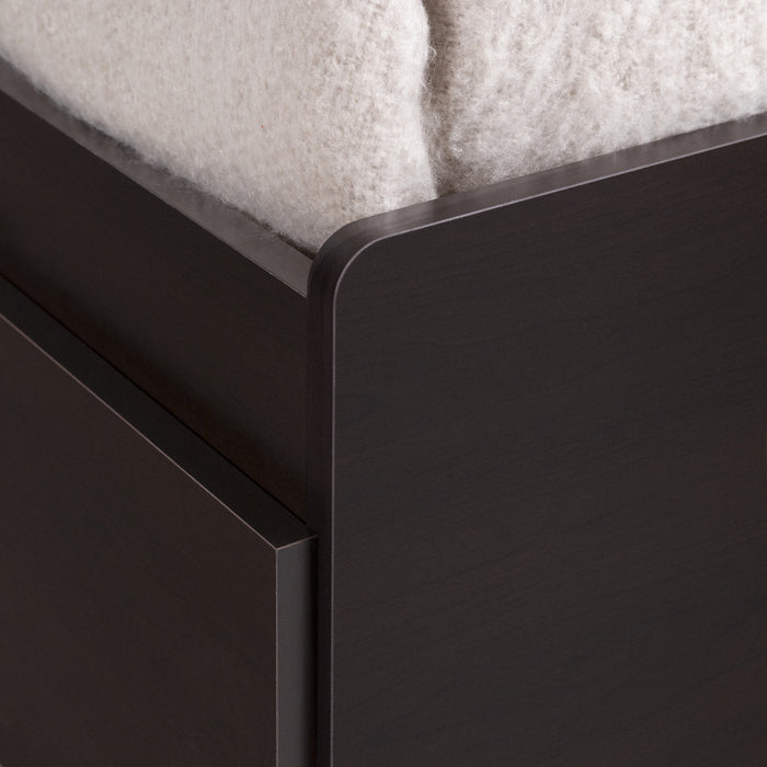 Spark Lit Matelot 3 Tiroirs - Chocolat