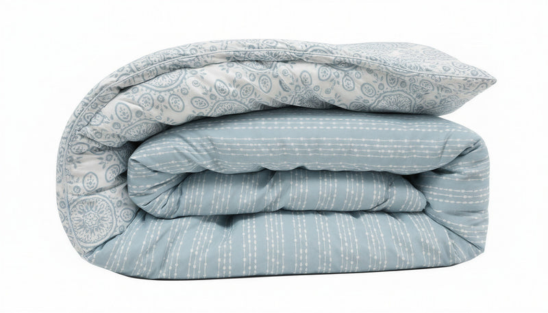 Ensemble Douillette Reversible 5 Morceaux Isabelle, Double/Queen 