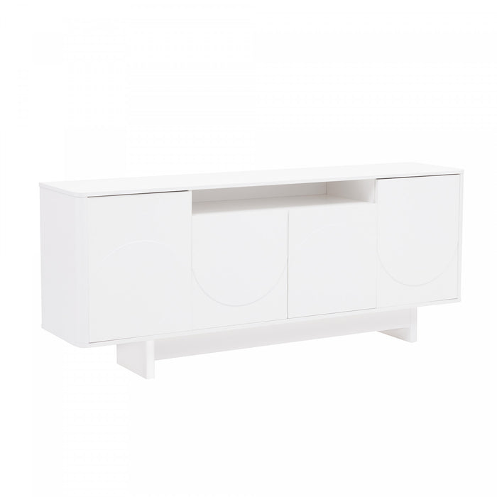 Buffet moderne Ella 71\" en blanc