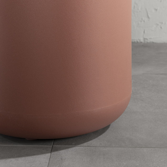 Table de fauteuil ronde Dalya pour la terrasse - Terra Cotta