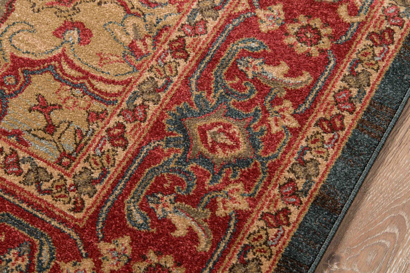 Tapis Traditionnel Lux 2'3\" x 7'6\" en Bleu