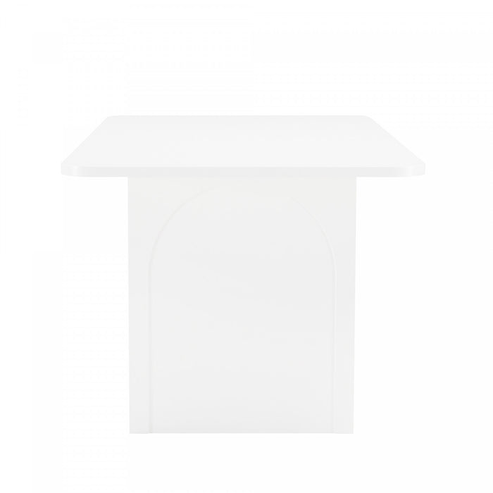 Table a manger Ella Modern 200 cm en blanc