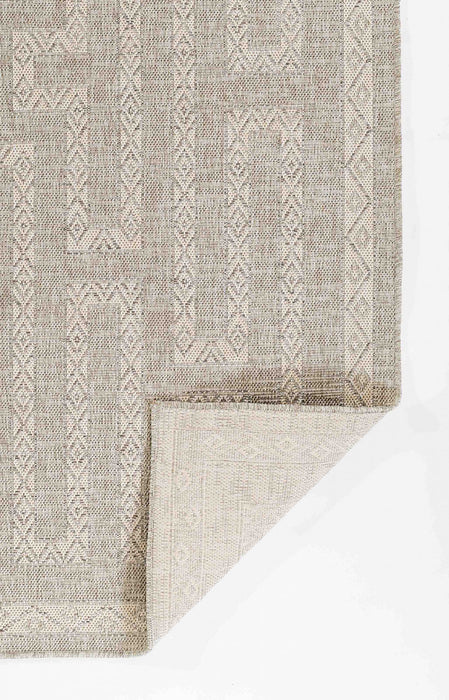 Tapis Transitionnel Maze 5'3\" x 7'0\" en Gris