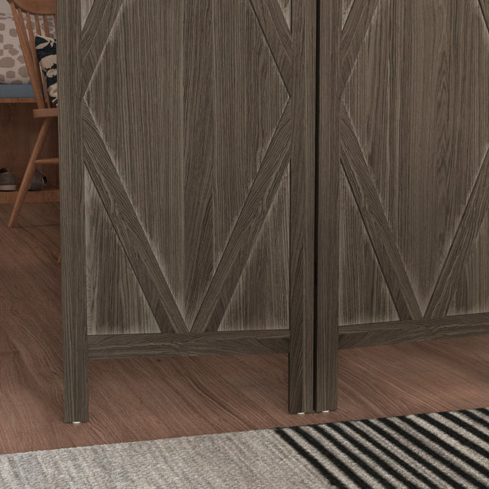 Homcom Ecrans D'intimite En Bois, Separateurs De Piece