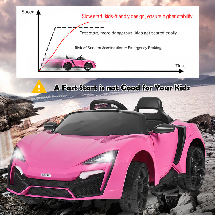 Voiture Electrique Pour Enfant 12v Costway – 2,4g, Mp3