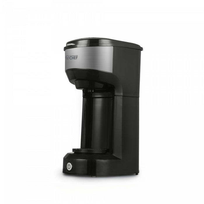 Cafetiere a dosettes individuelles CHCM1B, avec filtre, noire
