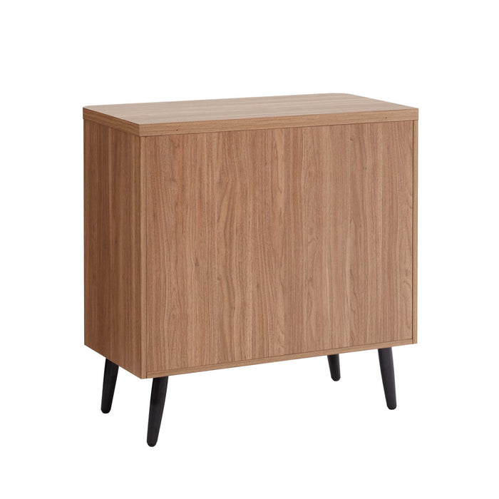 Jodie – Cabinet d’appoint cannele mi-siecle moderne 31\" en erable