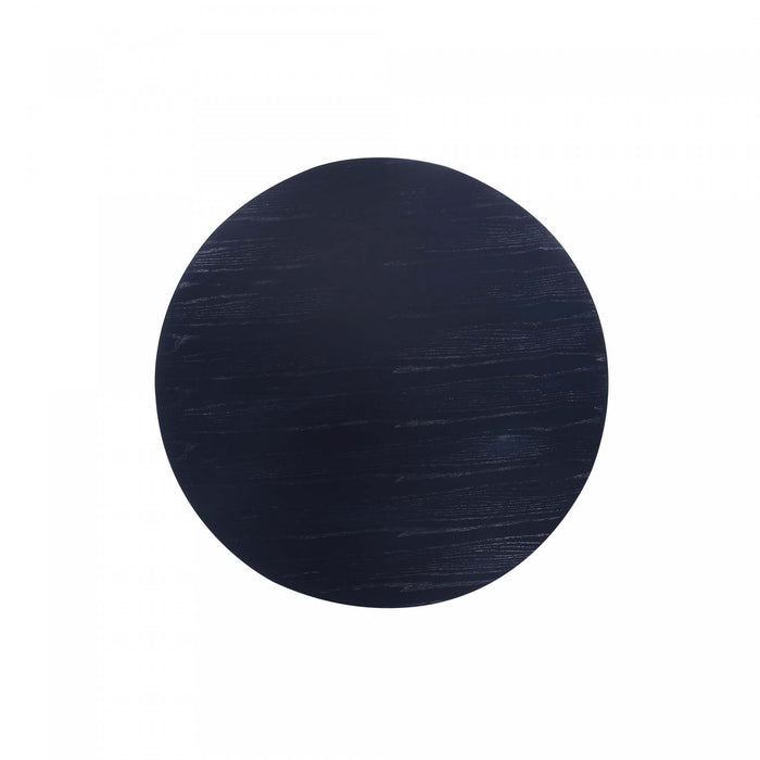 Table a manger ronde Hathaway Modern Industry Chic de 47\" en noir