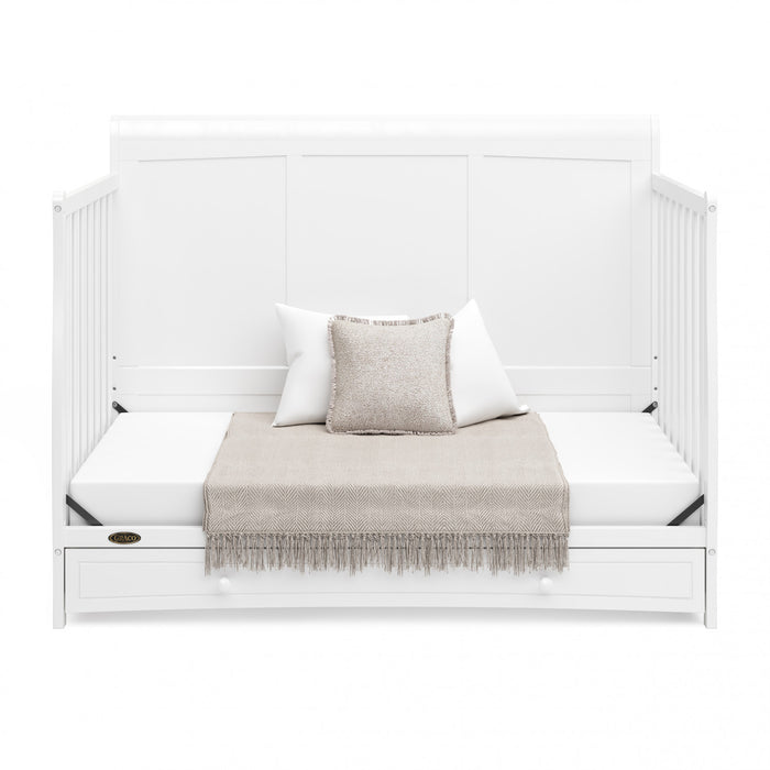 Graco Asheville Lit de bebe convertible 4-en-1 avec tiroir - Blanc