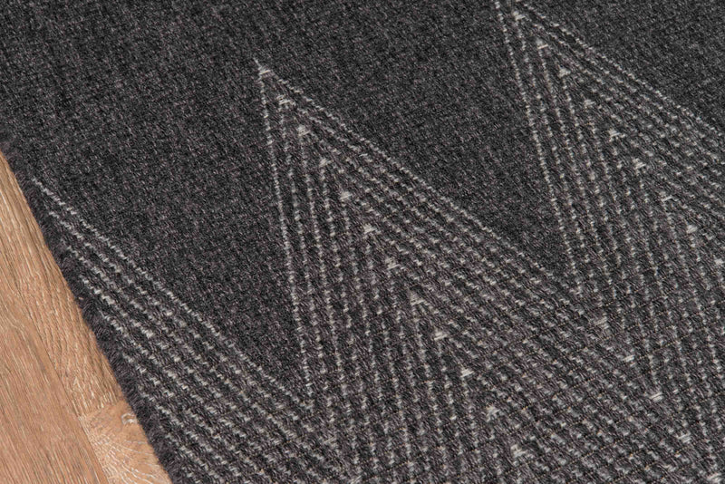 Tapis Contemporain Raven 6'7\" x 9'6\" en Gris