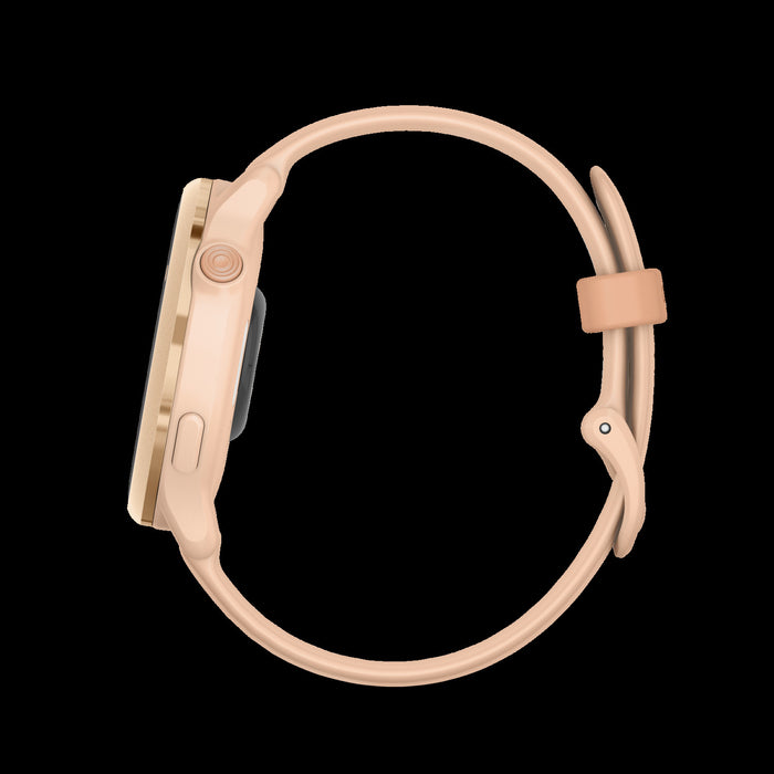 Montre intelligente Garmin Vivoactive 6 Pink Dawn - Suivi de style de vie, rapport matinal, suivi de meditation, sante des femmes, messagerie sur le poignet
