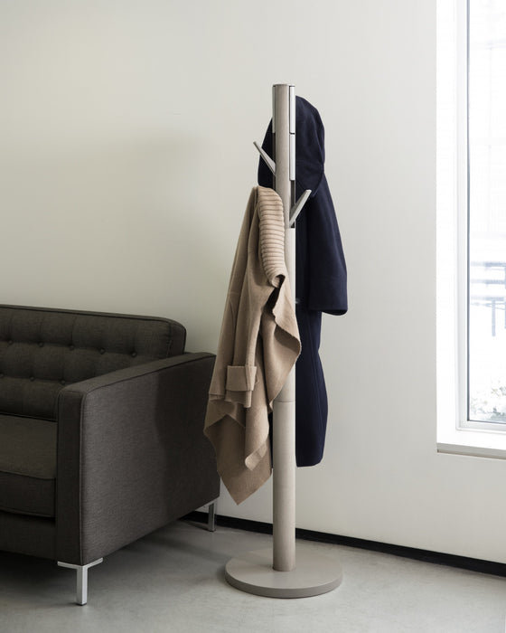 Portemanteau moderne Flapper de Umbra en bois - gris