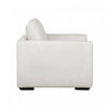 Cleo Contemporary Upholstered Accent Chair in Cream | Fauteuil d’appoint contemporain Cleo en tissu creme
