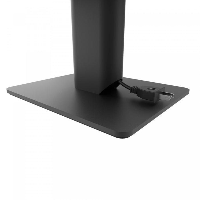 Supports d'enceintes de bureau universels Kanto SP6HD 6\" avec gestion des cables - paire, noir