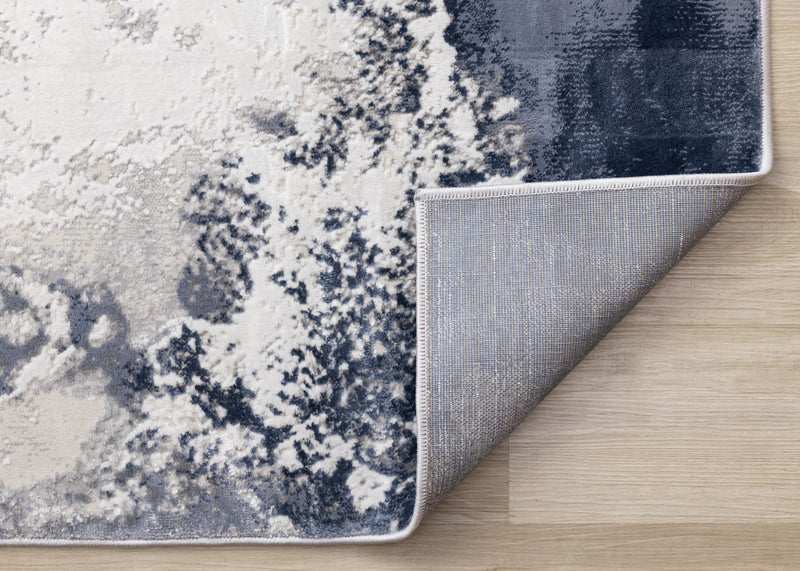 Carpette London à motif abstrait pour l'intérieur - 5 pi 3 po x 7 pi 7 po