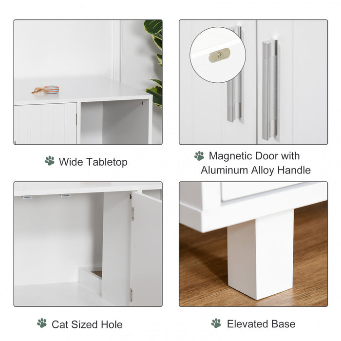 Portes Magnetiques Scratcher Blanc