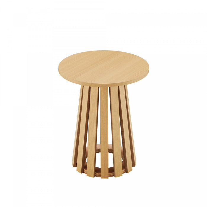 Table d’appoint Layla style scandinave moderne en chene clair