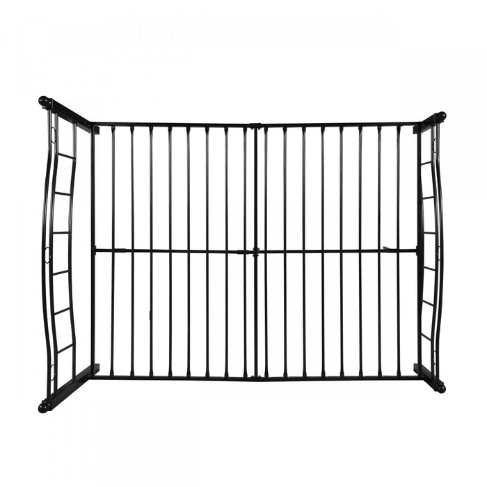 Jackson Cadre De Lit En Metal Avec Rangement Sous Le Lit, Noir