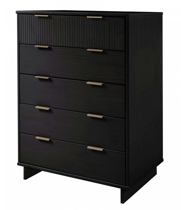 Ensemble de commode moderne Granville 2 pieces en noir