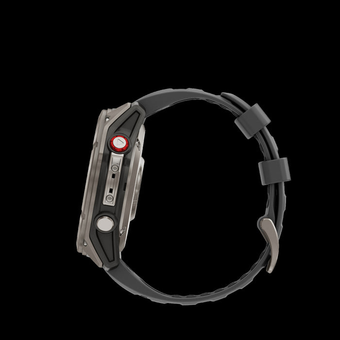 Montre intelligente Garmin Fenix 8 Pro 51 mm Graphite Premium - Vetement de performance, durabilite de lentille en saphir, previsions meteorologiques LTE, enregistrements de localisation, profils de triathlon
