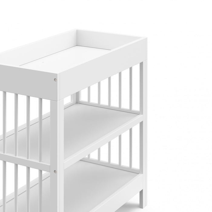 Graco Teddi Table a langer avec matelas a langer resistant a l’eau - Blanc