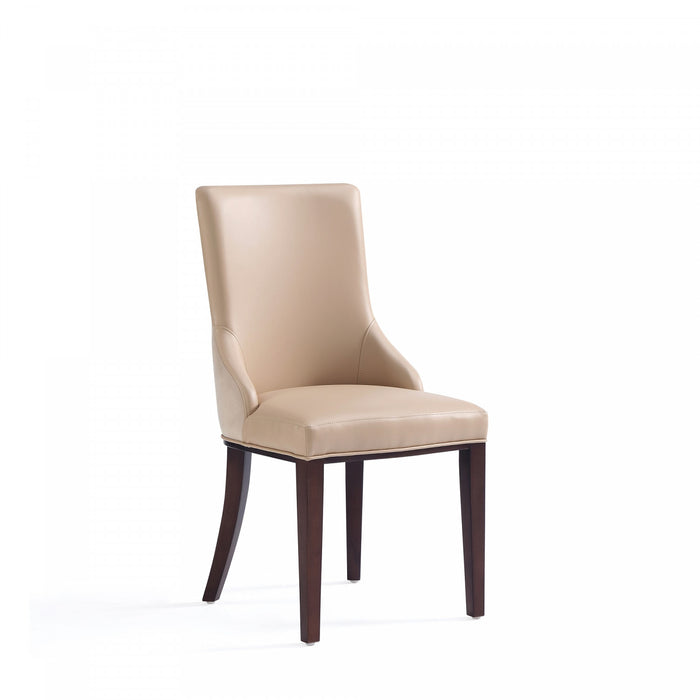 Ensemble moderne de 8 chaises de salle a manger Shubert en beige