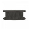 Alure Contemporary 36" Round Coffee Table in Charcoal | Table basse ronde contemporaine Alure 36" en charbon