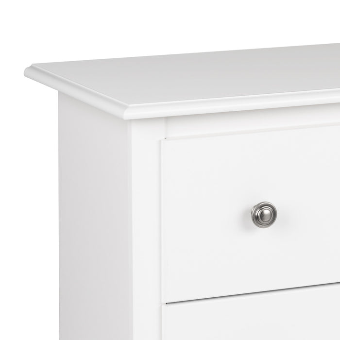 Commode Monterey à 8 tiroirs - blanche