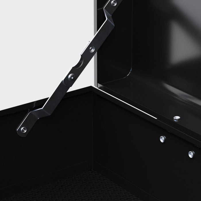 Homcom Boite A Outils En Metal A 6 Tiroirs De 24 Po Avec Boitier Superieur