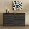 Evelyn Modern 60" Dresser in Charcoal Gray (6-Drawer) | Commode moderne Evelyn 60" en gris charbon (6 tiroirs)
