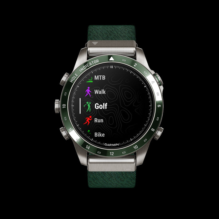 Garmin Marq® Golfer (gen 2) Montre Connectee De Luxe - Navigation Avec Ecran Amoled Et Boitier En Titane