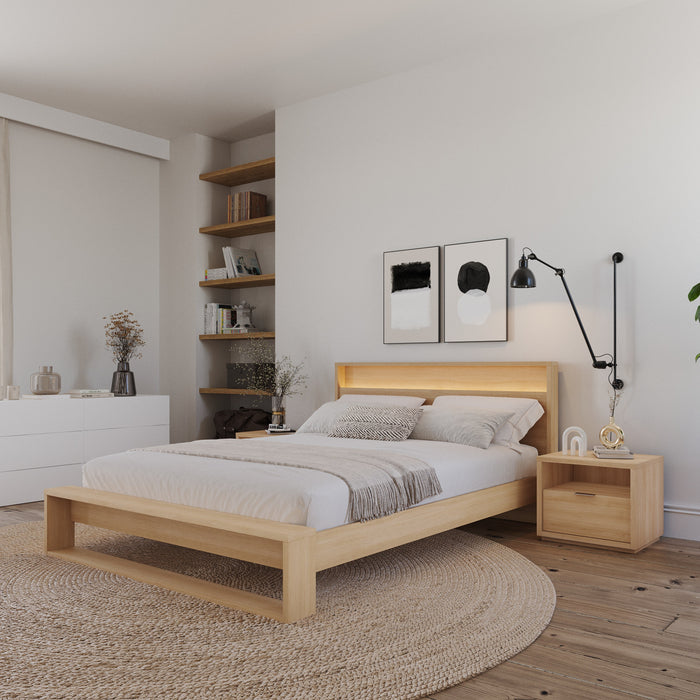 Table de nuit moderne a 1 tiroir