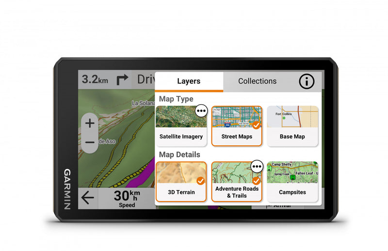 Garmin Tread 2 6” Navigateur Powersport - GPS tout-terrain, itineraires etape par etape, suivi de groupe, cartes d'elevation, itineraires de motoneige, imagerie satellite