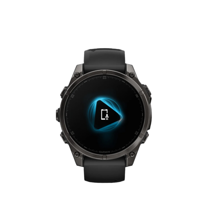  Carbon Gray Dlc Titanium With Black/pebble Gray Silicone Band