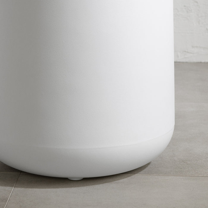 Dalya Table d’appoint de jardin ronde Blanc, de Meubles South Shore