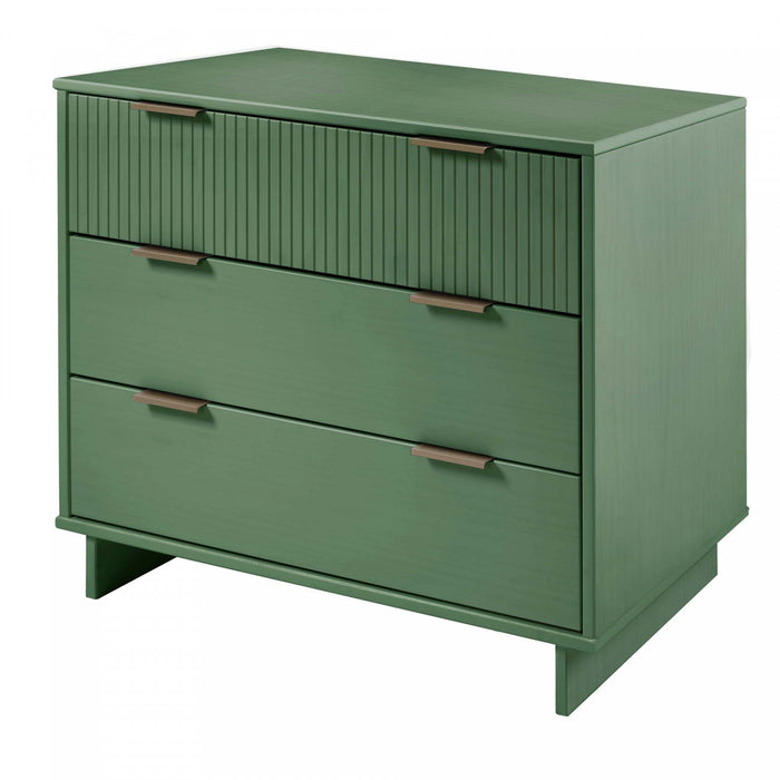 Ensemble de commode 2 pieces Granville Modern en vert sauge