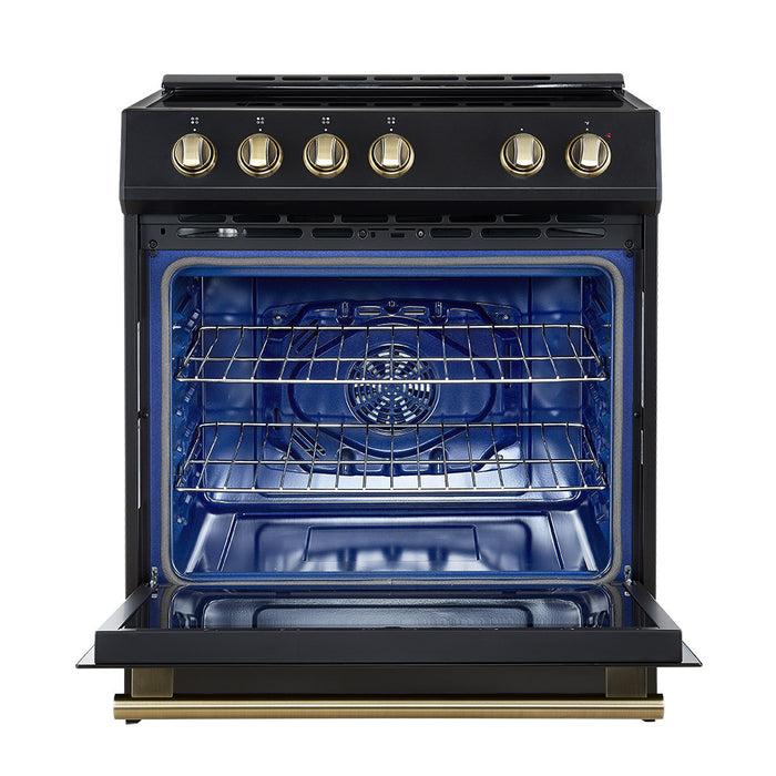 Cuisiniere a induction encastrable Leonardo Espresso de 30 po, noire – FFSIN0982-30BLK
