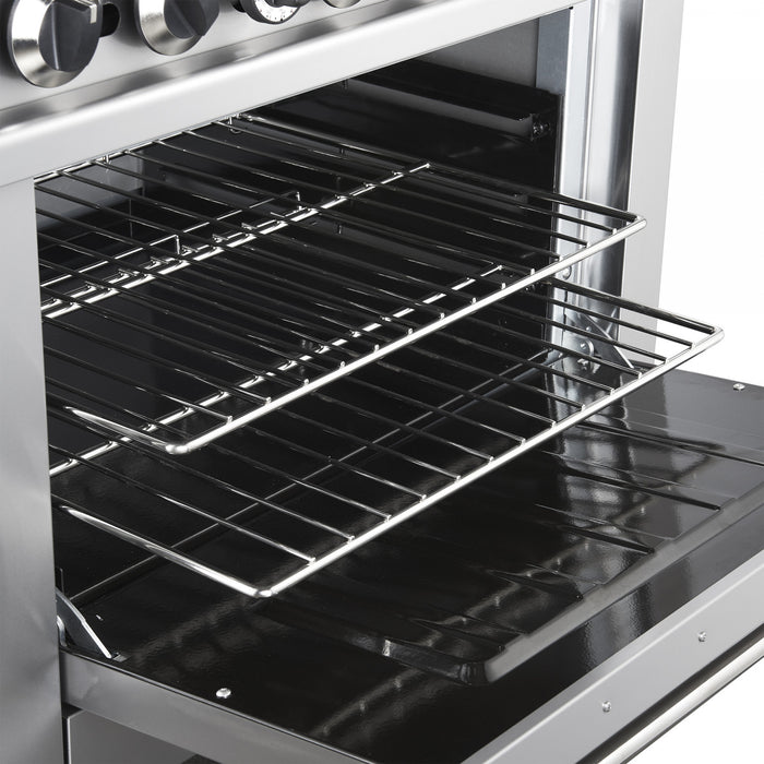 Cuisiniere a gaz Commerciale en acier inoxydable de 36 po, 6 bruleurs, 180 000 BTU – FCMGR0093-36