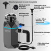 BrightDIAMOND 3/4HP Quietest Waste Disposer, LED Cabinet Light, Corded & Air Switch, Black Onxy - WDD075TA1BO Food Disposer | BrightDIAMOND 3/4 HP Broyeur ultra-silencieux, DEL sous armoire, cordon/interrupteur, Noir-WDD075TA1BO