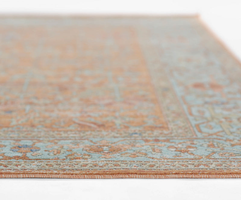 Tapis Traditionnel Hailey 5'3\" x 7'3\" en Orange