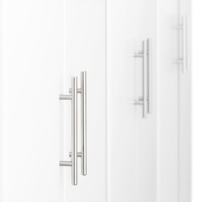 Elite Armoire De Rangement De Garage 96 Pouces, Ensemble D De 6 Pieces – Blanc