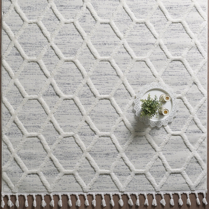 Carpette à poil long Quinto Nexus - 7 pi 7 po x 10 pi