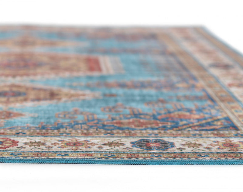 Tapis Traditionnel Tracy 6'0\" x 9'0\" en Bleu