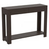 Console de 40 po avec 2 tiroirs et tablette - cappuccino 